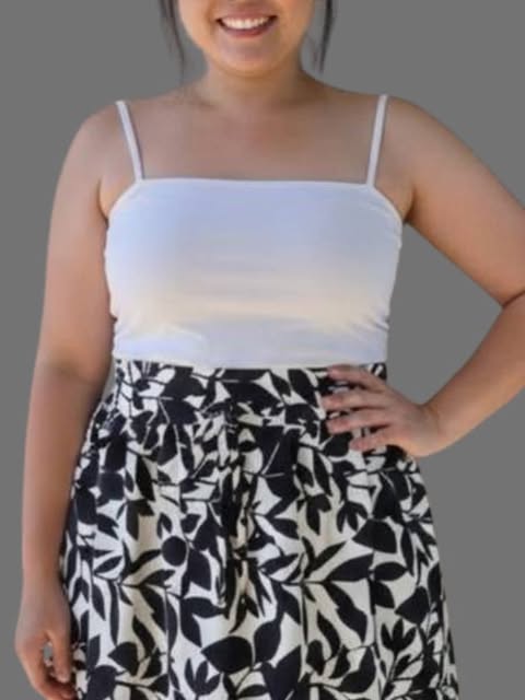 Plus Size Baba Top Double Lining Front and Back