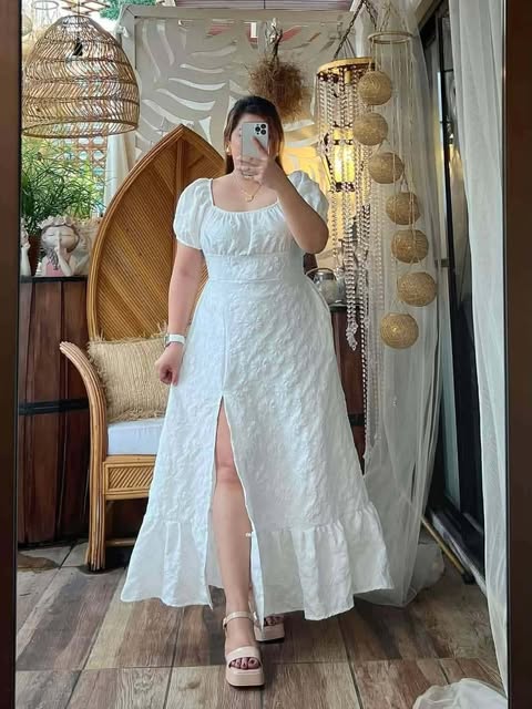 Plus Size Elizabeth Maxi Slit Dress