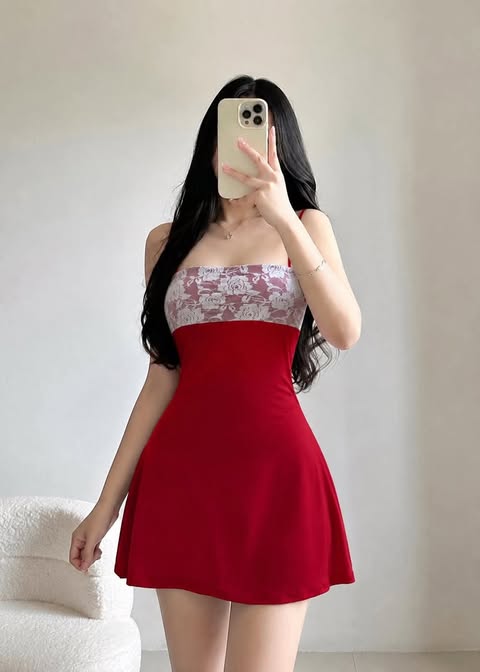 Tracy Spag Lace Mini Dress