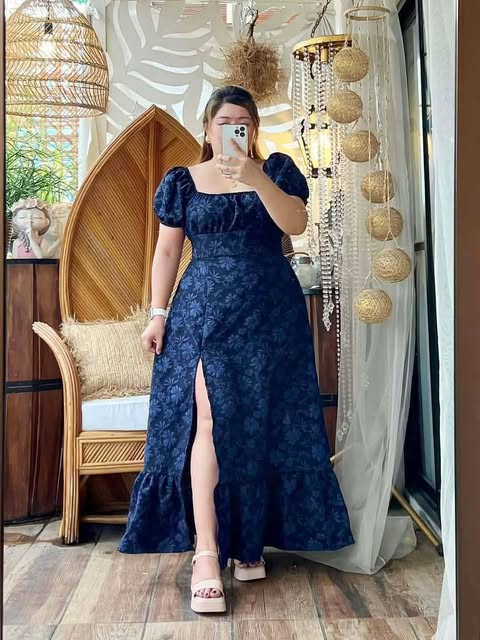 Plus Size Elizabeth Maxi Slit Dress