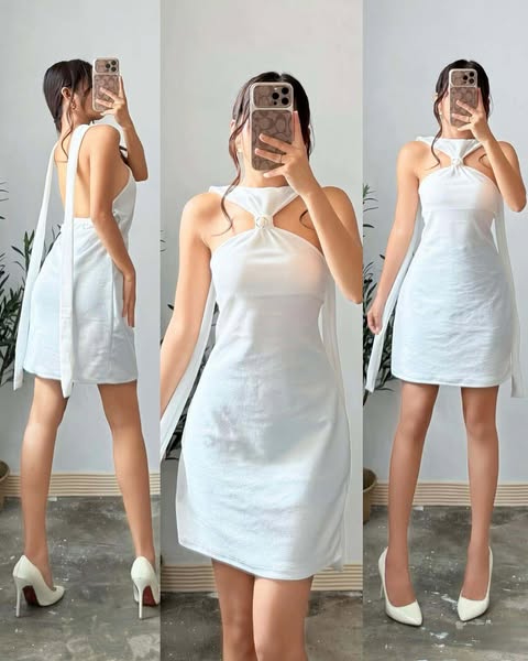 Katniss Halter Mini Dress