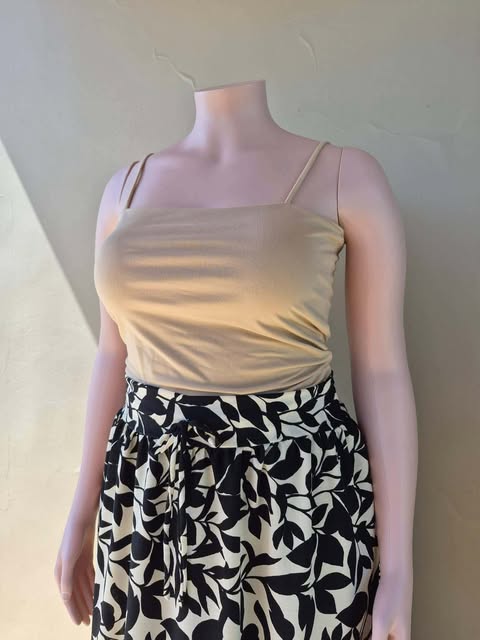 Plus Size Baba Top Double Lining Front and Back