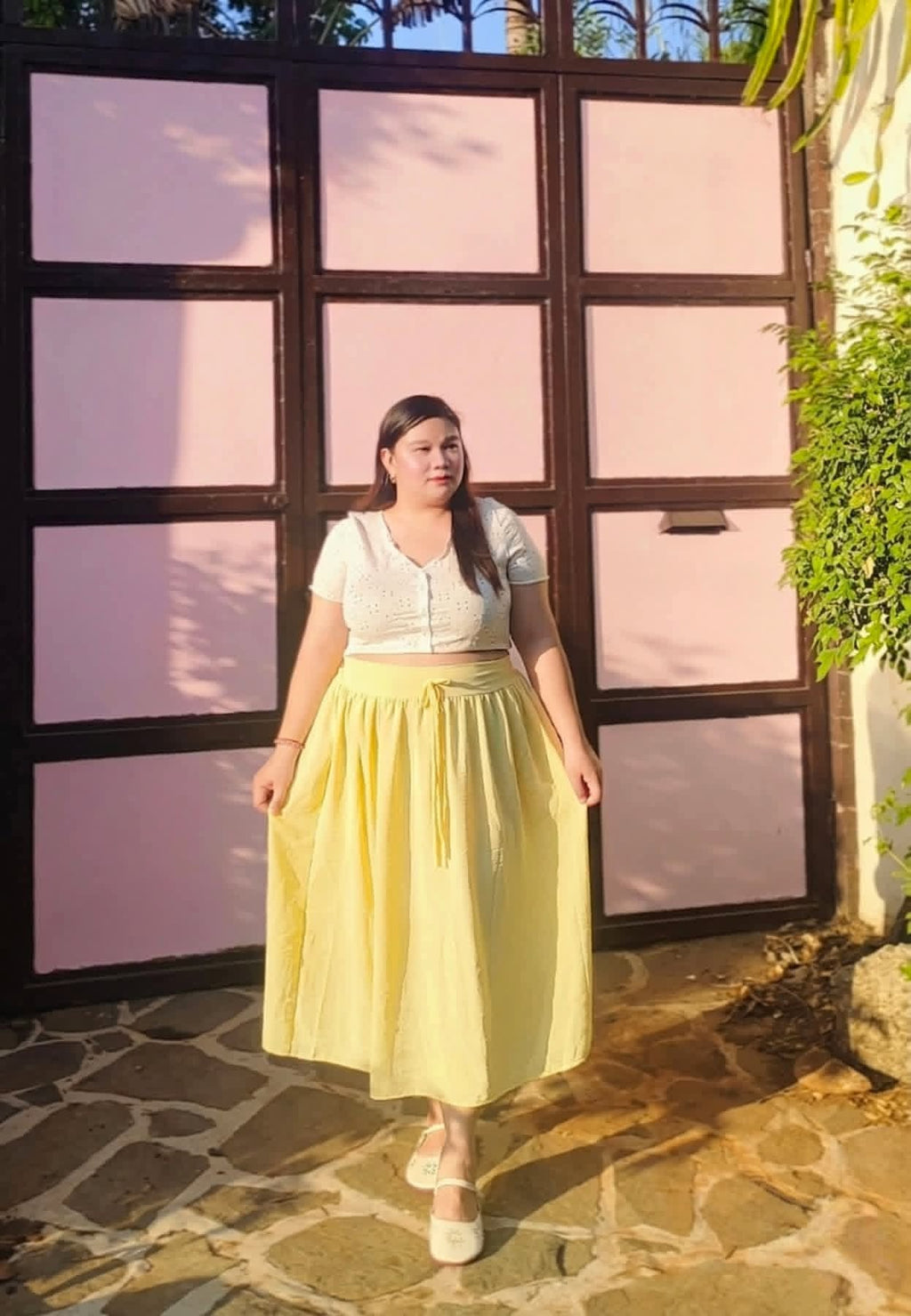 Plus Size Alona Summer Maxi Skirt