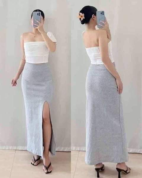 Leea Slit Maxi Skirt