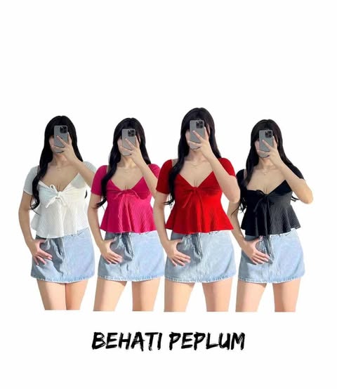 Behati Peplum Top