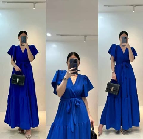 Leyra Puff Maxi Dress