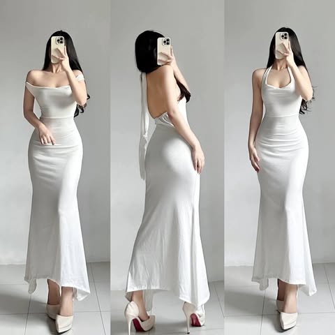 Bella Two Way Halter Bodycon Maxi Dress