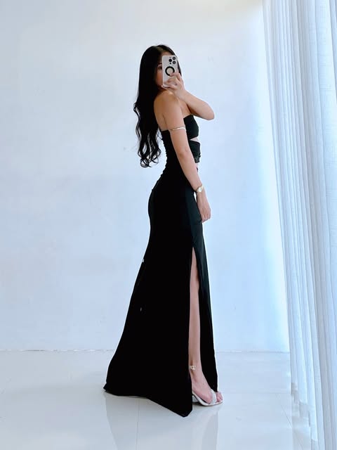 Marina Tube Maxi Slit Dress