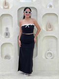 Talin&nbsp;Slit Maxi Skirt Only