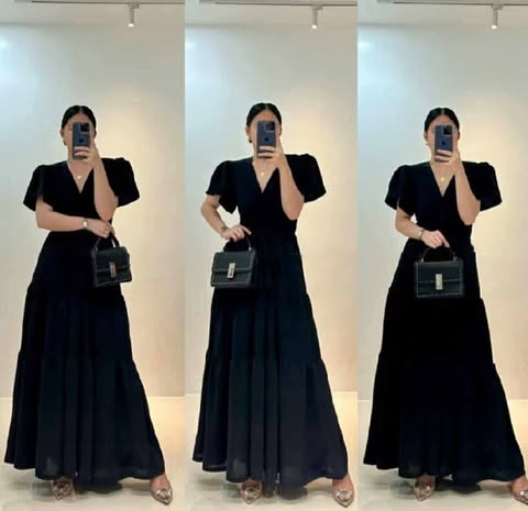 Leyra Puff Maxi Dress