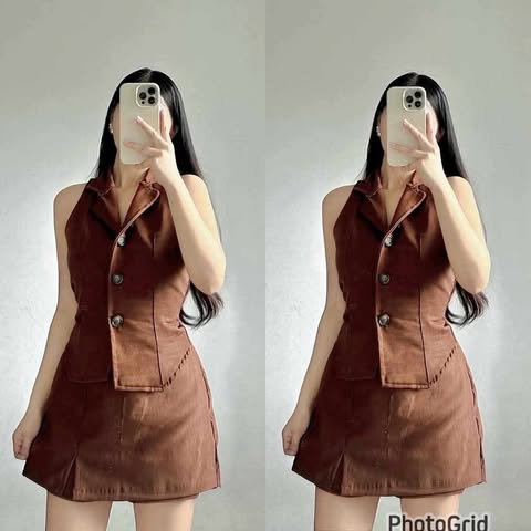 Alice Vest Top and Skort Coords