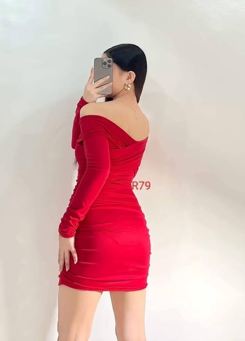 Venus Longsleeve Offshoulder Bodycon Mini Dress
