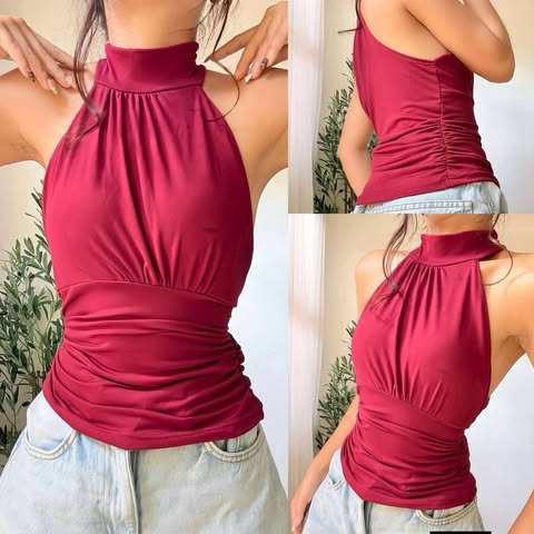 Aviona Padded Halter Top
