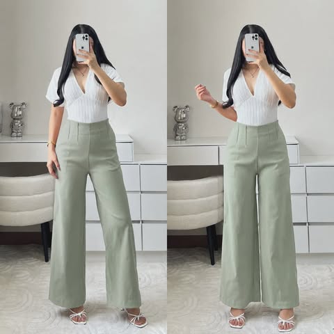 Brissa Wideleg Trouser Pants