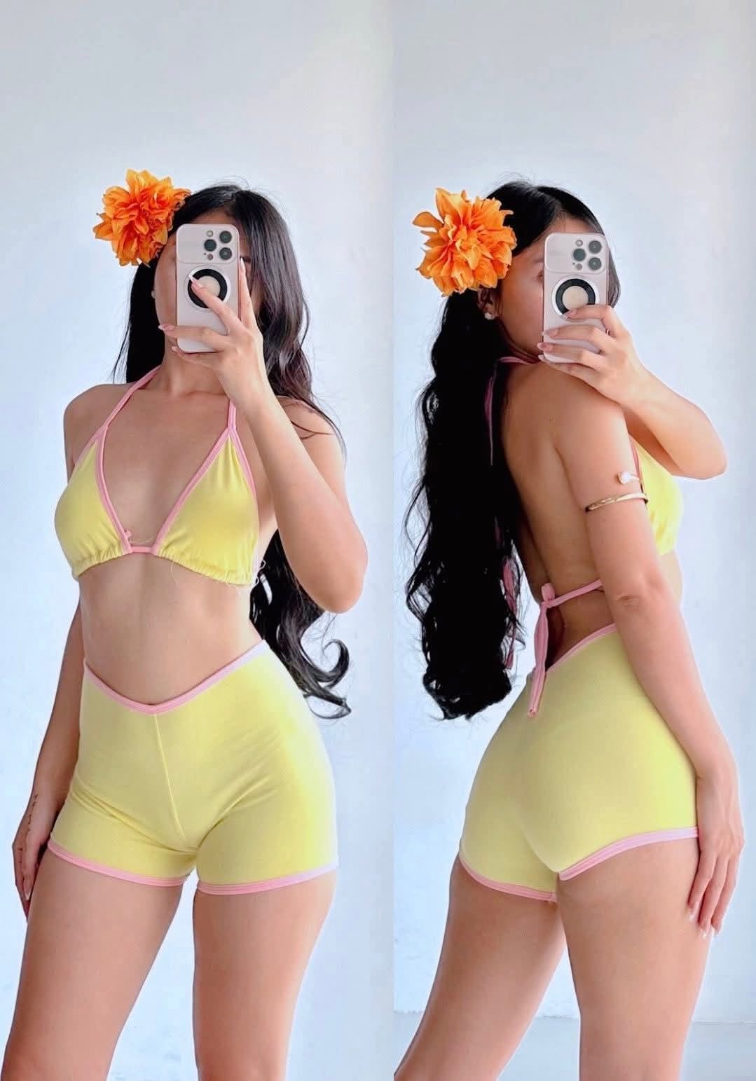 Sammara Padded Top and Shorts Swimwear