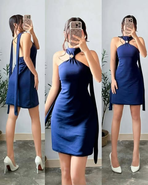 Katniss Halter Mini Dress