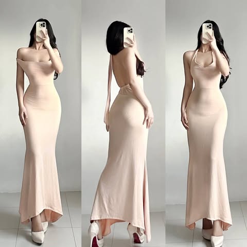 Bella Two Way Halter Bodycon Maxi Dress