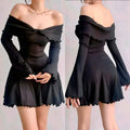 Rosa Offshoulder Longsleeve Mini Dress