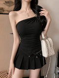 Joyce Classy Buckle One Sided Top Double Lining Front