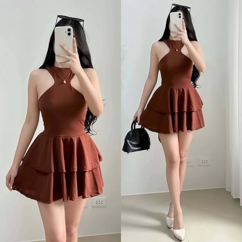 Zela Halter Mini Dress