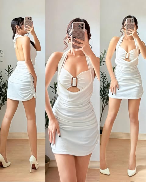 Lyka Backless Bodycon Mini Dress