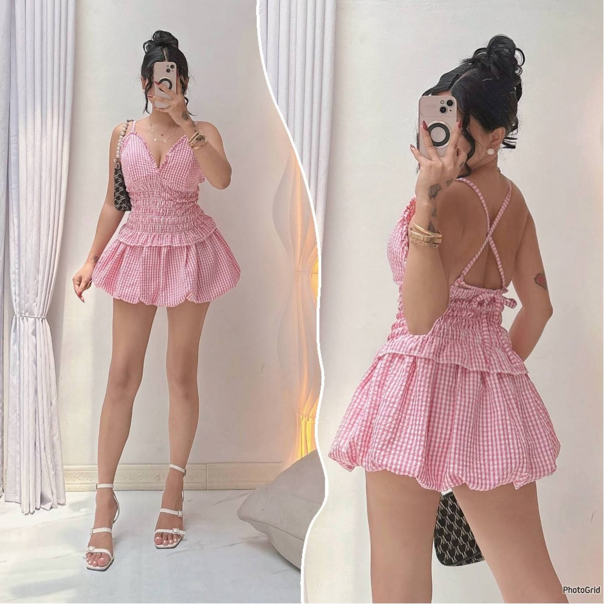 Olga Padded Top and Balloon Skirt Coords