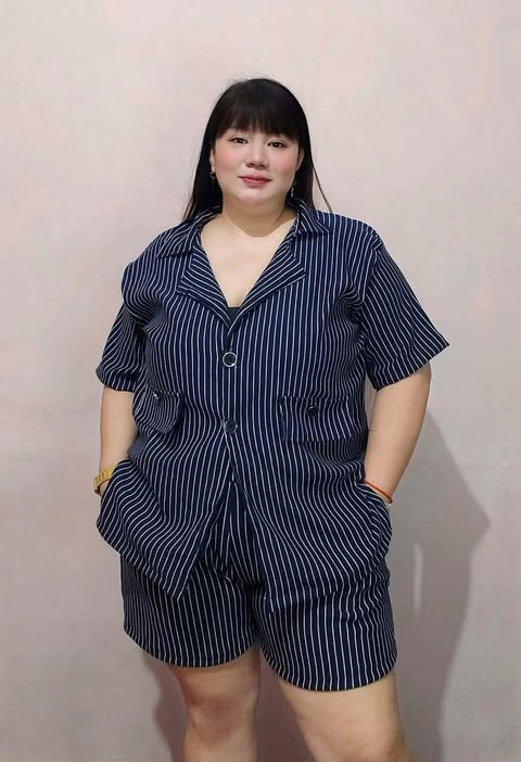 Plus Size Drake Blazer Top And Shorts Coords