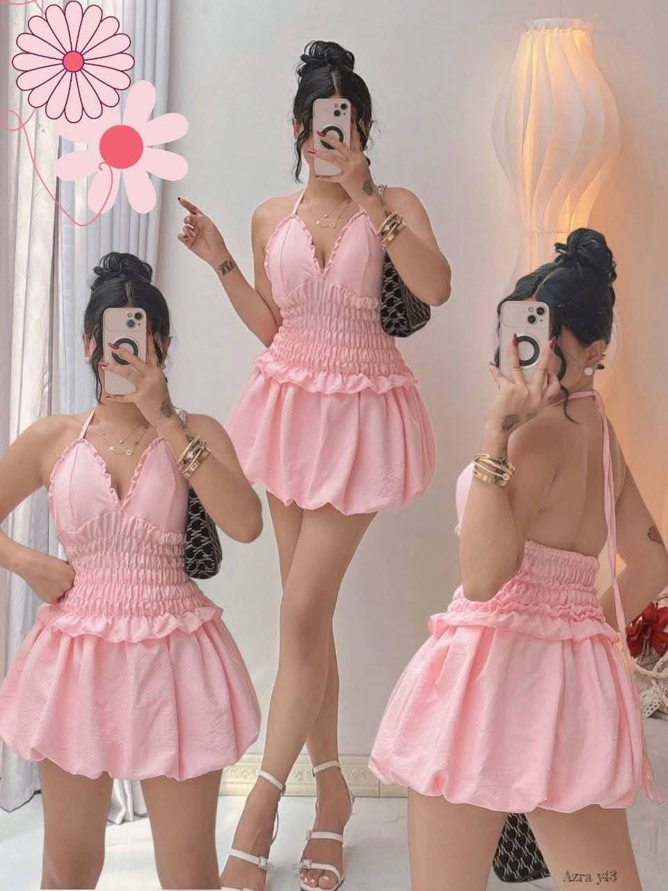 Olga Padded Top and Balloon Skirt Coords