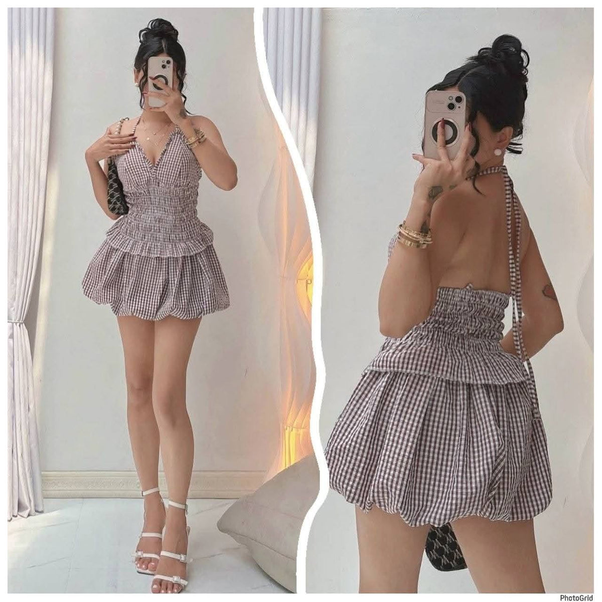 Olga Padded Top and Balloon Skirt Coords