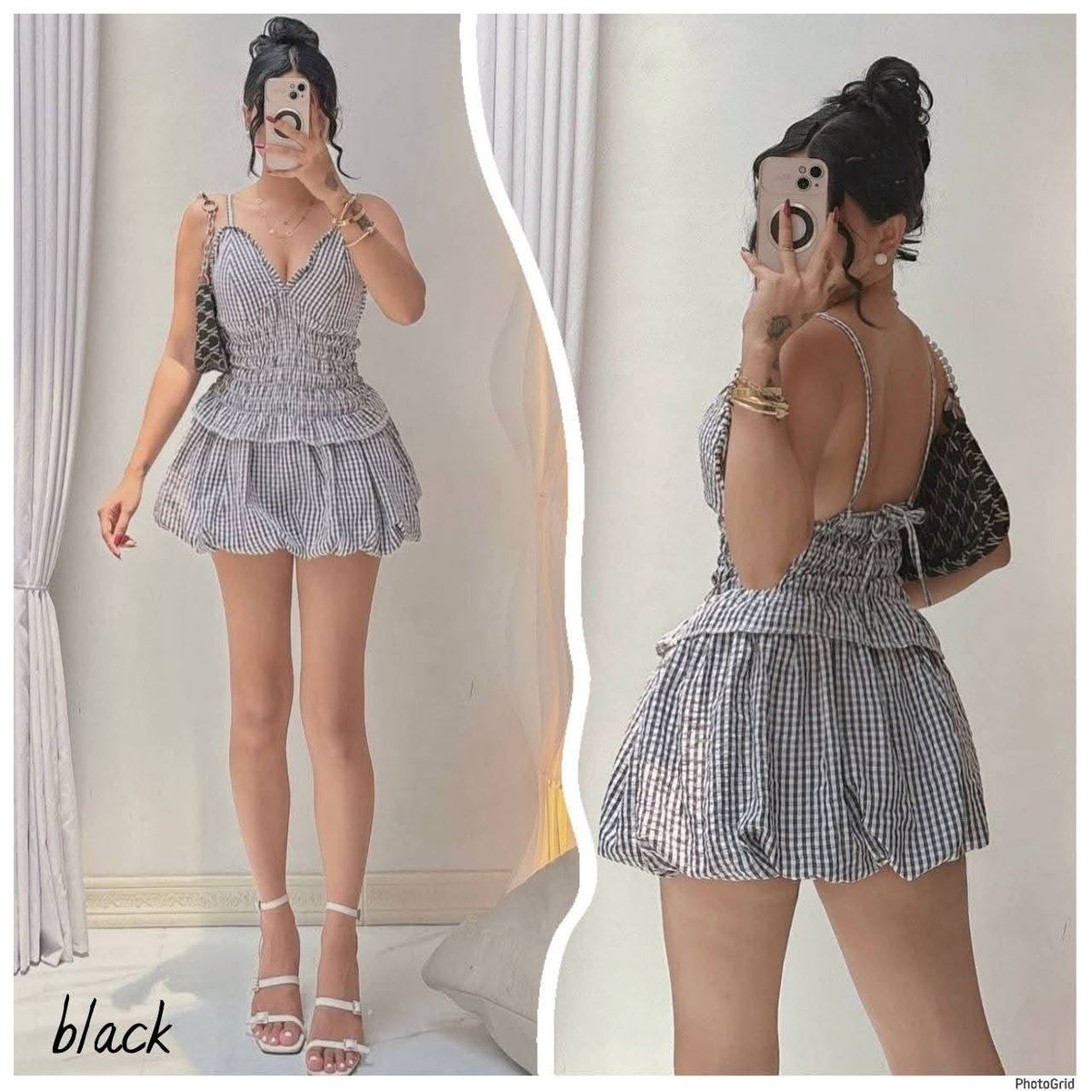 Olga Padded Top and Balloon Skirt Coords