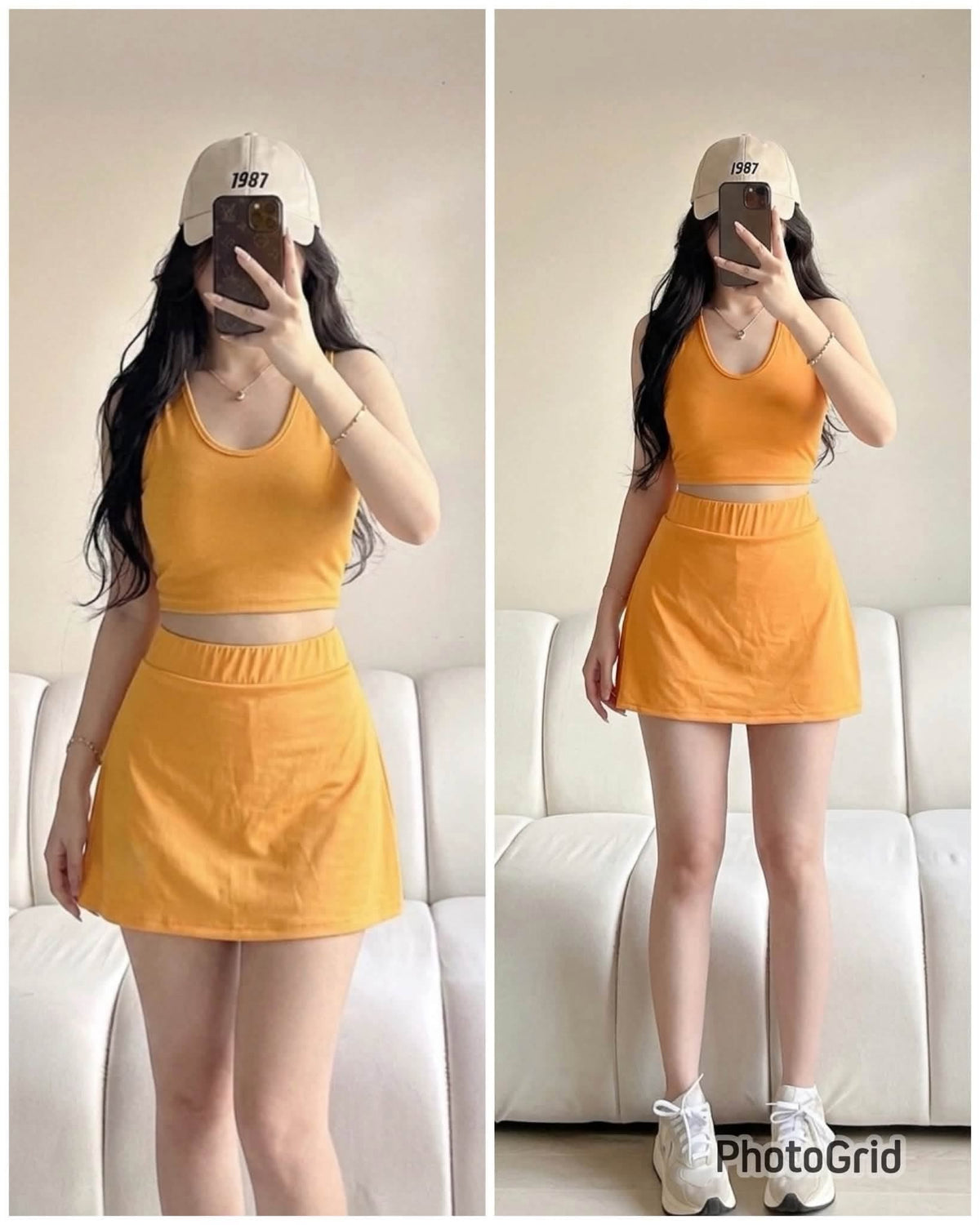Wendy Crop Top and Skort Coords