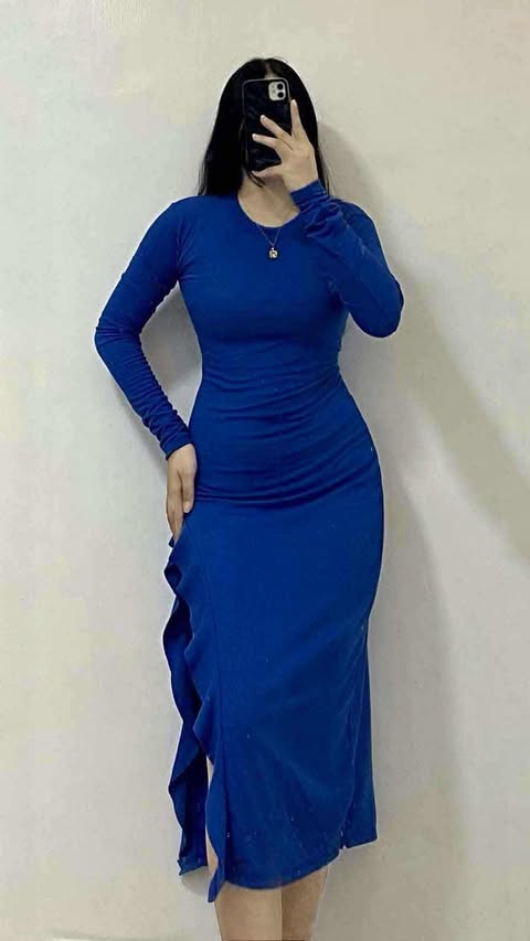 Midi Bodycon Slit Dress