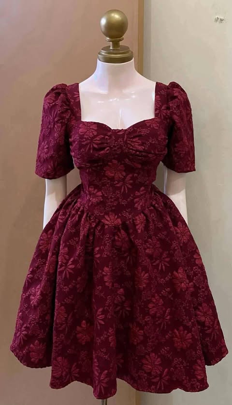 Bene Puff Mini Dress