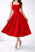 Alixandra Ribbon Midi Dress