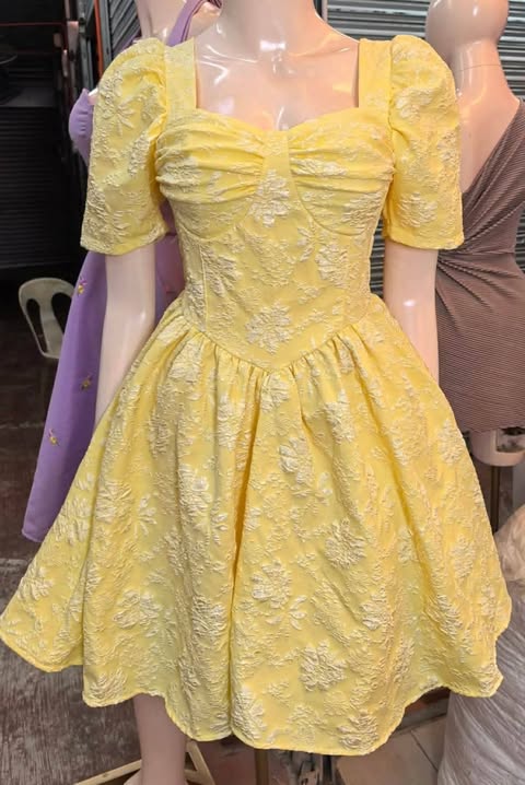 Bene Puff Mini Dress