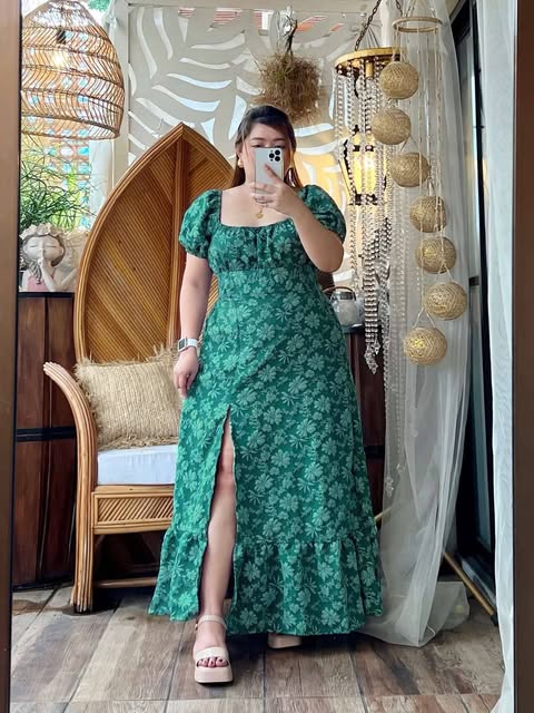 Plus Size Elizabeth Maxi Slit Dress