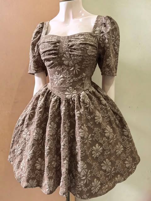 Bene Puff Mini Dress