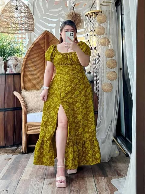 Plus Size Elizabeth Maxi Slit Dress