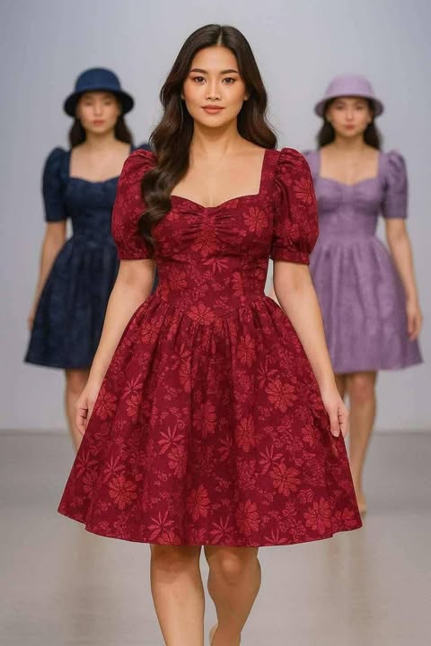 Bene Puff Mini Dress