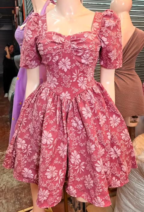 Bene Puff Mini Dress