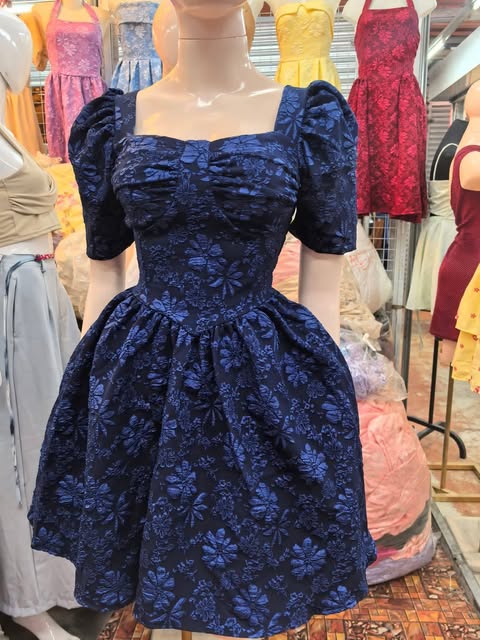 Bene Puff Mini Dress