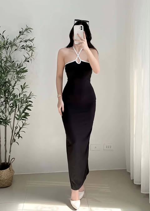 Trisha Two Way Bodycon Maxi Dress