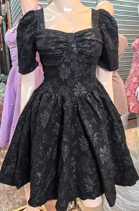 Bene Puff Mini Dress