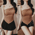 Joyce Classy Buckle One Sided Top Double Lining Front