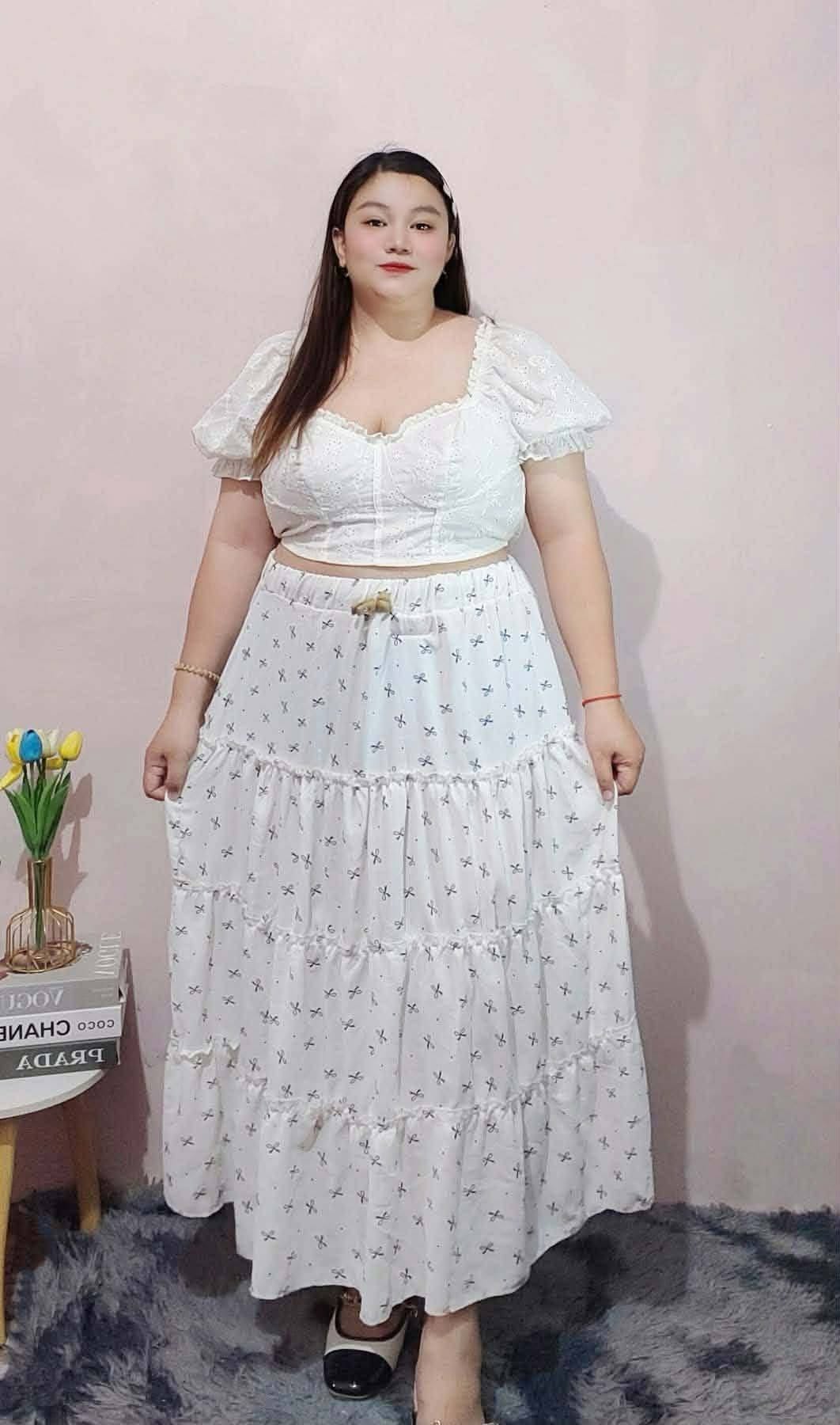 Plus Size Diva Maxi Skirt Version 1 and V2