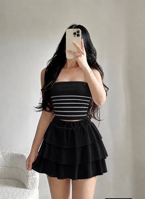 Mallow Tube Top and Skirt Coords