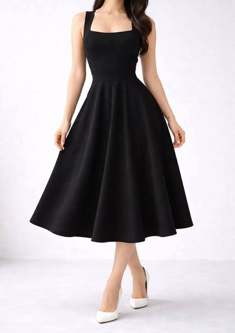 Alixandra Ribbon Midi Dress