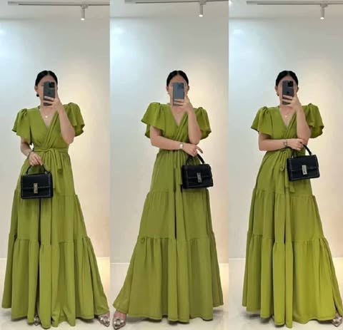 Leyra Puff Maxi Dress