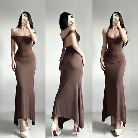 Bella Two Way Halter Bodycon Maxi Dress
