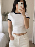 U*qlo Basic Two Tone Top